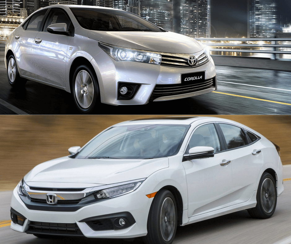 Corolla ou Civic: qual escolher? Comparativo mostra o que cada um oferece