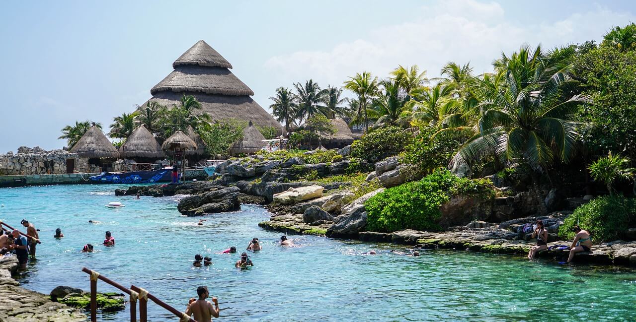 Foto de uma atração turistica em Cancún