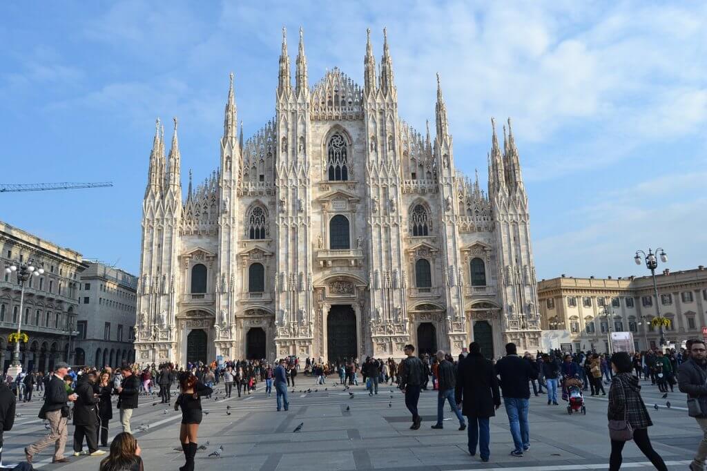 pontos turísticos na Itália - Duomo de Milão - Milão