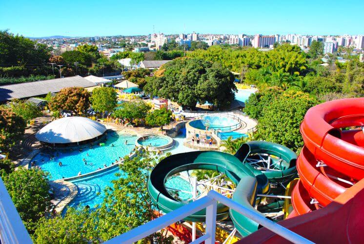 parques aquáticos no Brasil - Lagoa Thermas Park – Caldas Novas, Goiás