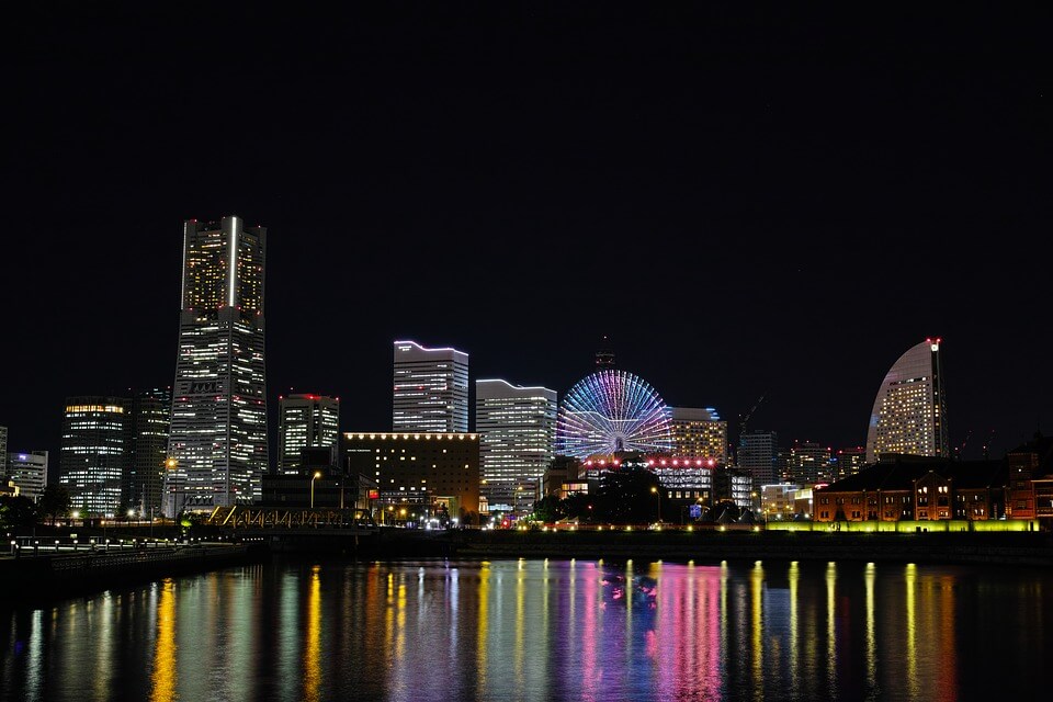 cidades do Japão - Yokohama, capital de Kanagawa 