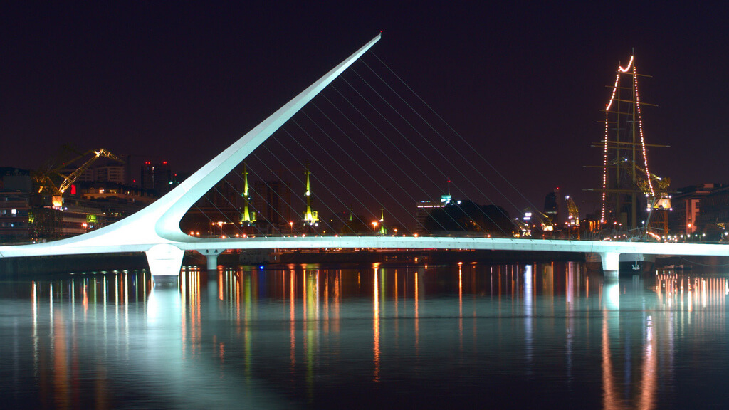 Puente de la Mujer 4 Os melhores pontos turísticos de Buenos Aires