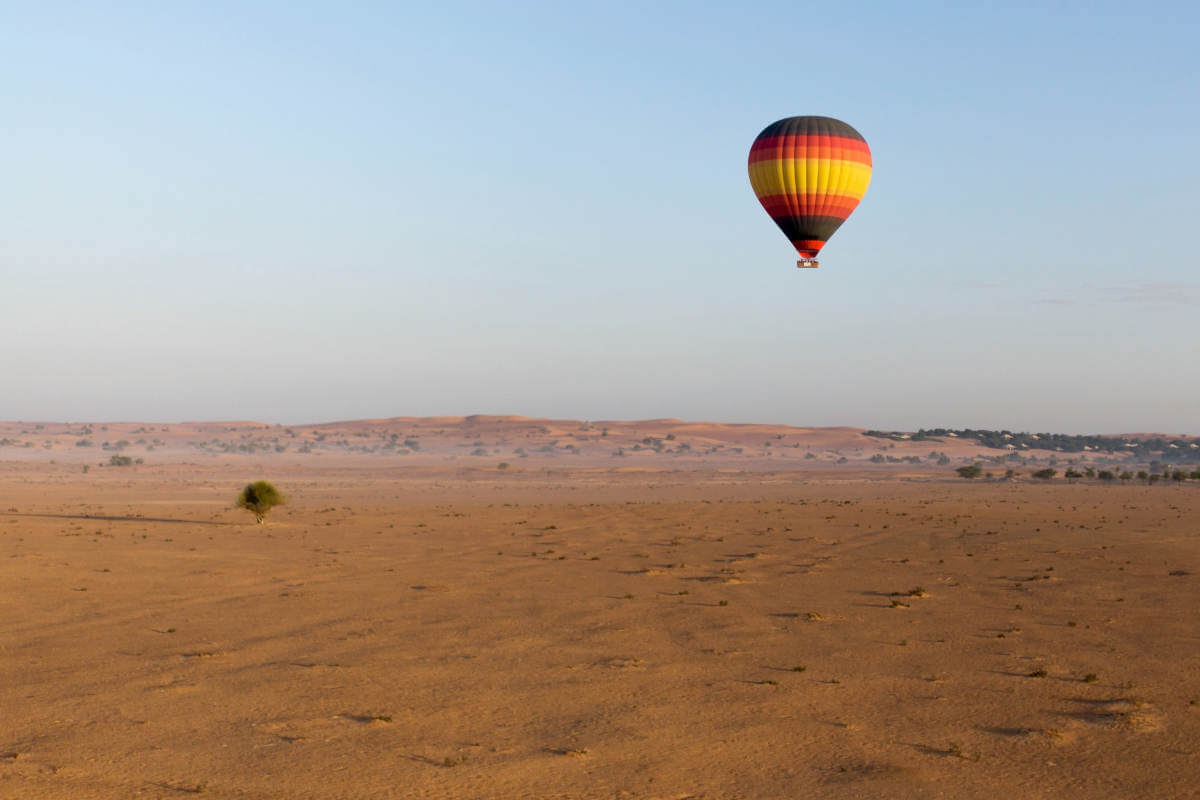 passeio de balão dubai