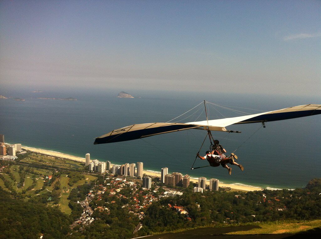 voar de asa delta -  Pedra Bonita – Rio de Janeiro