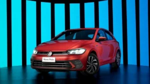 Volkswagen Polo 2023 - Na imagem um versão do Polo de frente