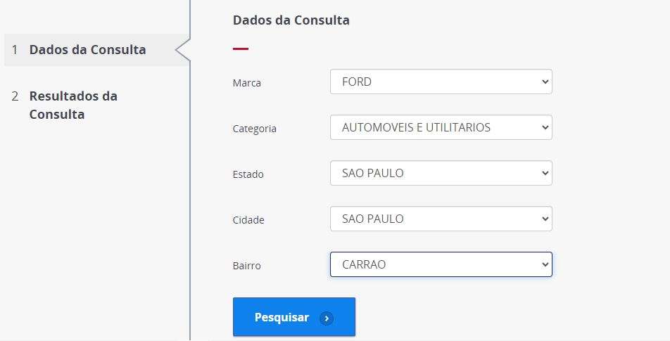 Imagem do portal de busca de Oficinas Referenciadas da Bradesco Seguros